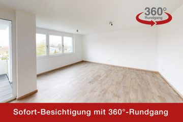 Wohnen im Neubau – Sonnige 4 Zimmerwohnung mit Balkon und Garage, 75181 Pforzheim, Etagenwohnung