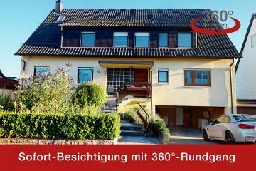 Verkauf im Bieterverfahren – Wohnen im Herzen von Malmsheim: 1-2 Familien unter einem Dach, 71272 Renningen, Zweifamilienhaus